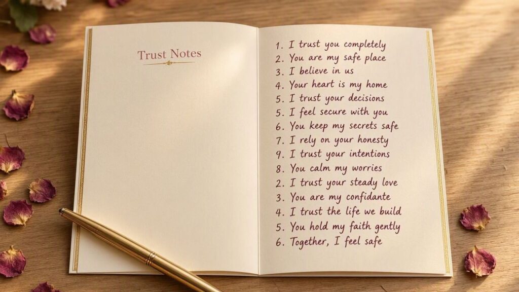 15 Romantic Trust Message Ideas for Her
