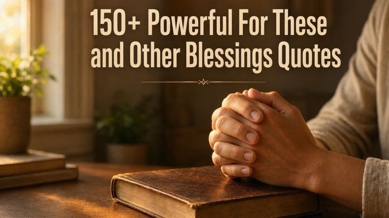 150+ Powerful For These and Other Blessings Quotes