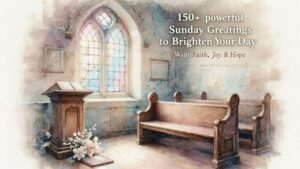150+ powerful Sunday Greetings to Brighten Your Day With Faith, Joy & Hope