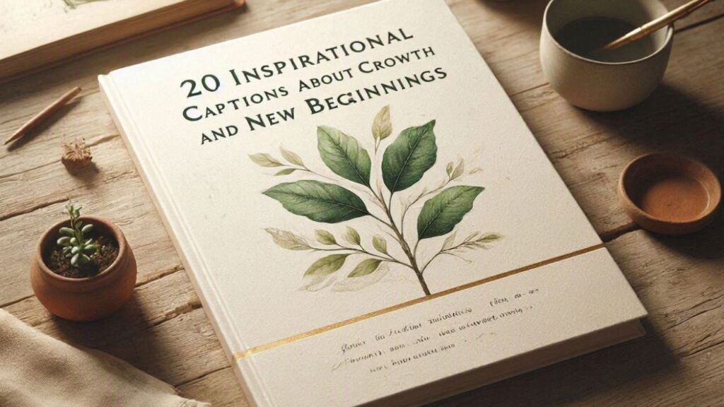 20 Inspirational Captions About Growth and New Beginnings
