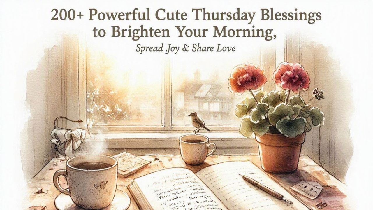 200+ Powerful Cute Thursday Blessings to Brighten Your Morning, Spread Joy & Share Love