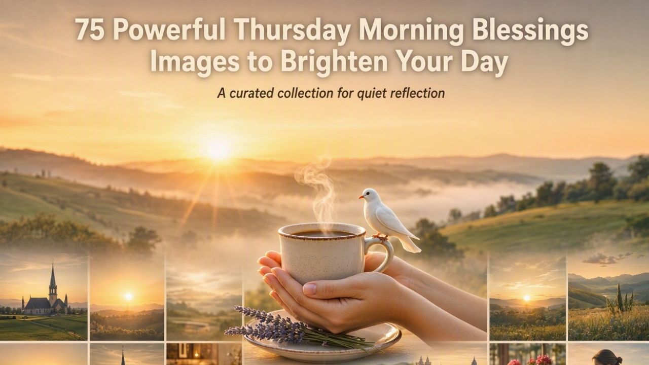75 Powerful Thursday Morning Blessings Images to Brighten Your Day
