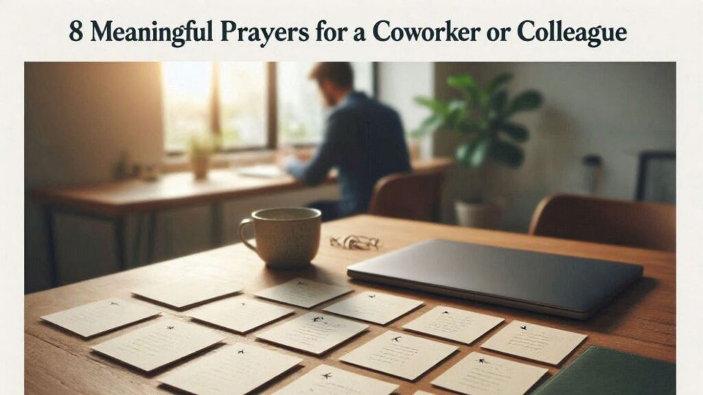 8 Meaningful Prayers for a Coworker or Colleague
