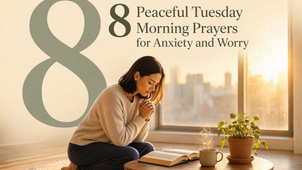 8 Peaceful Tuesday Morning Prayers for Anxiety and Worry
