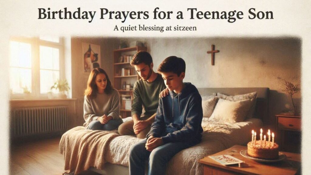 Birthday Prayers for a Teenage Son
