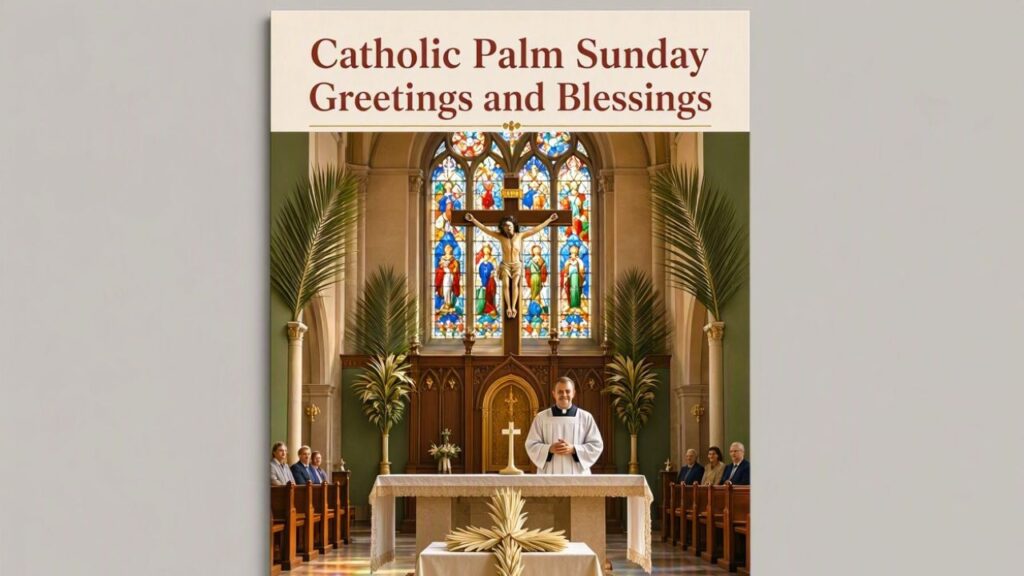Catholic Palm Sunday Greetings and Blessings
