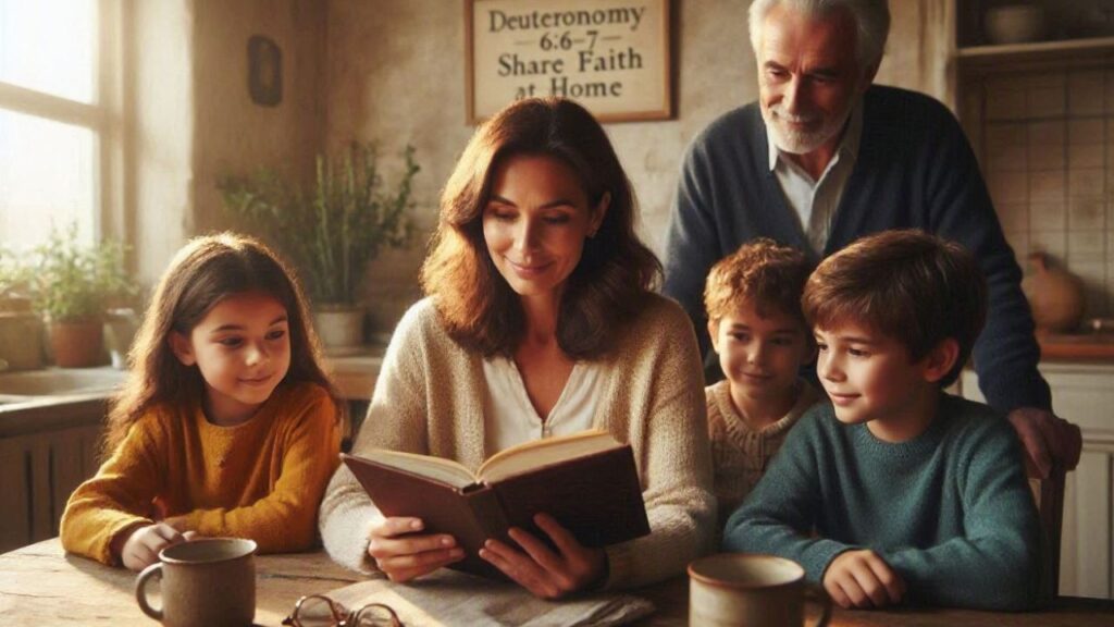Deuteronomy 6:6–7 — Share Faith at Home