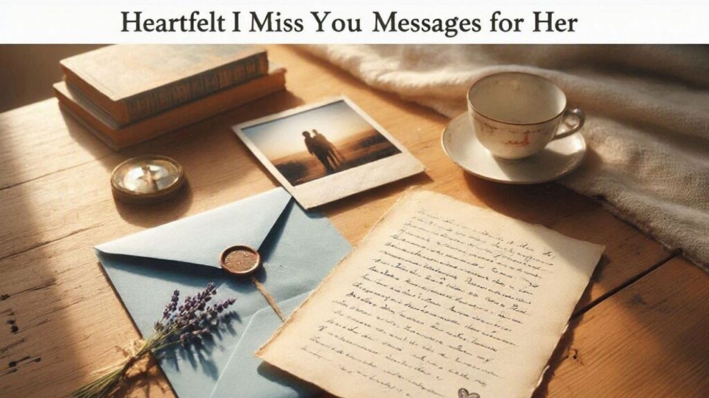 Heartfelt I Miss You Messages for Her
