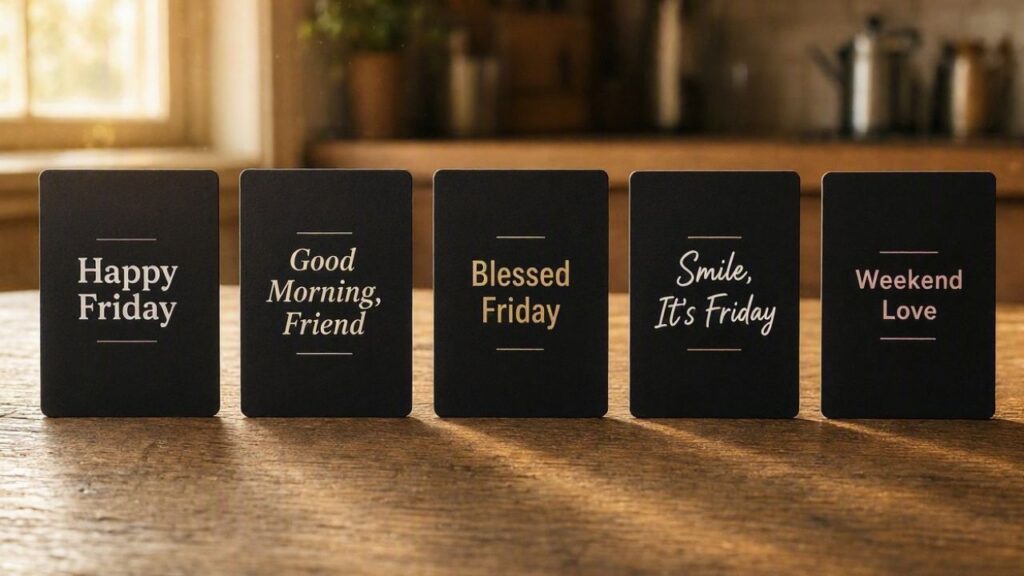 Heartwarming Friday Black Quotes for Morning Messages