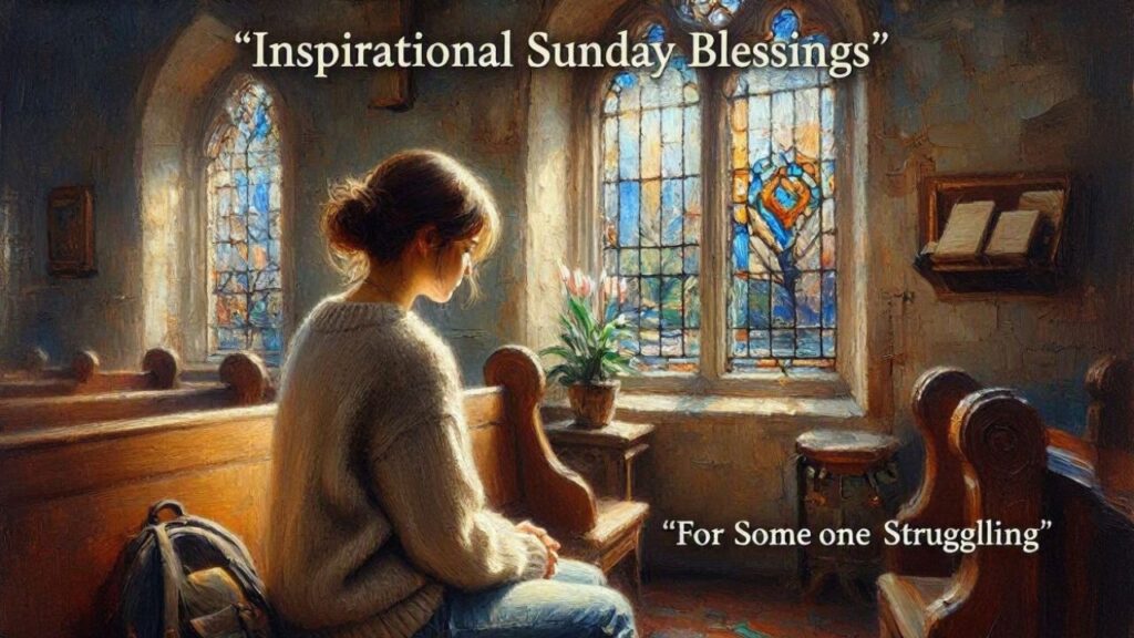 Inspirational Sunday Blessings for Someone Struggling
