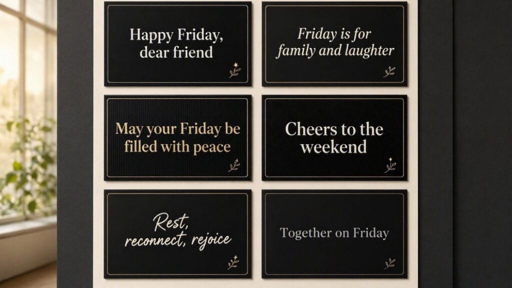Meaningful Friday Black Quotes for Friends and Family