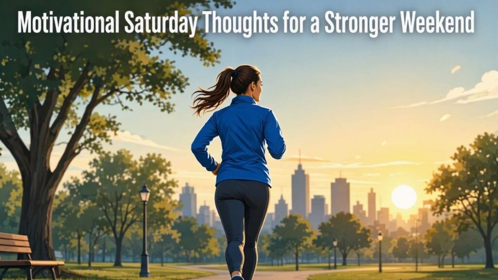 Motivational Saturday Thoughts for a Stronger Weekend