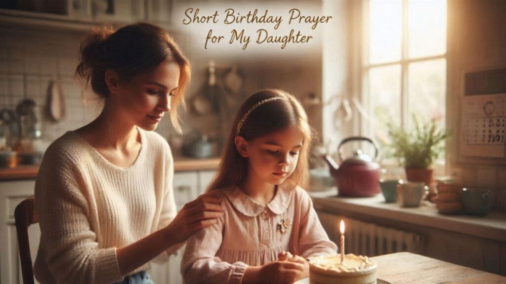Short Birthday Prayer for My Daughter
