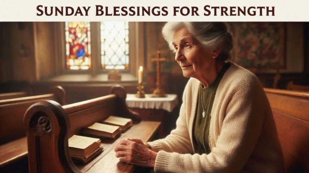 Sunday Blessings for Strength
