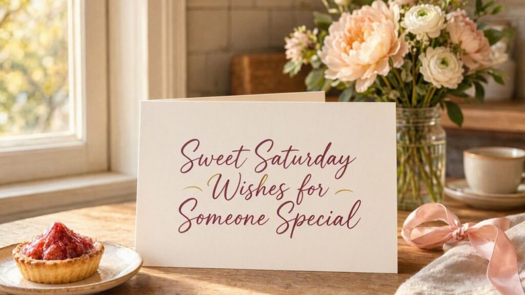 Sweet Saturday Wishes for Someone Special