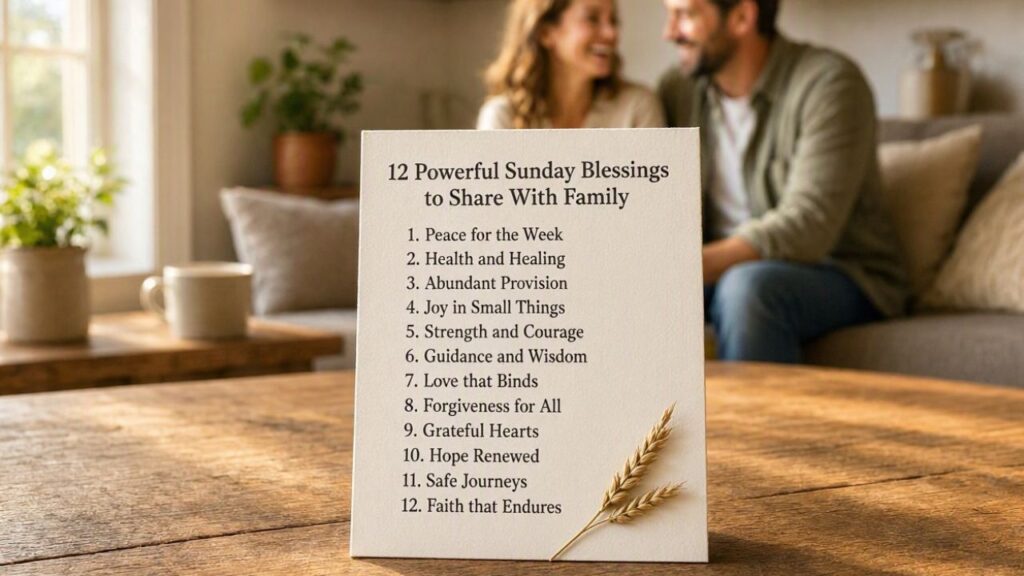 12 Powerful Sunday Blessings to Share With Family
