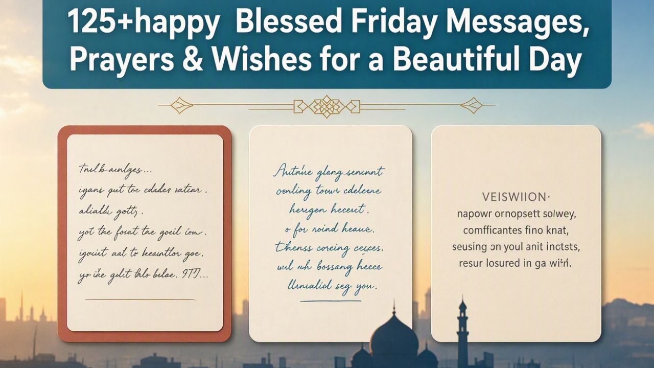 125+happy Blessed Friday Messages, Prayers & Wishes for a Beautiful Day