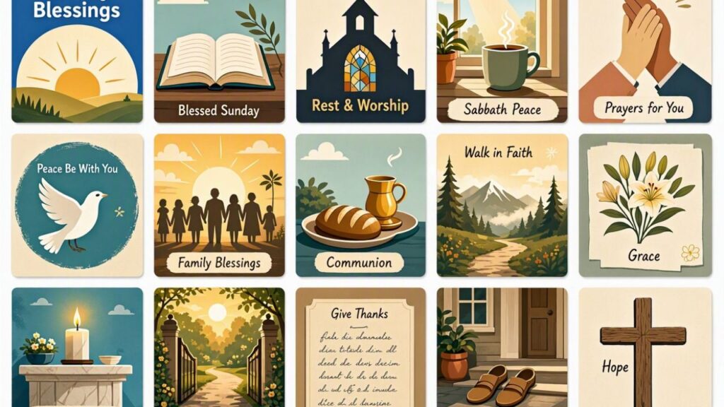 15 Creative Image Ideas for Sunday Blessing Graphics
