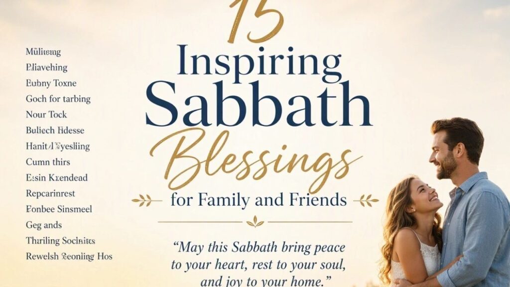 15 Inspiring Sabbath Blessings for Family and Friends
