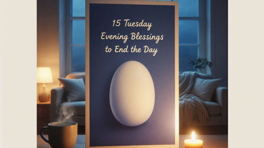 15 Tuesday Evening Blessings to End the Day
