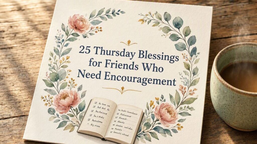 25 Thursday Blessings for Friends Who Need Encouragement
