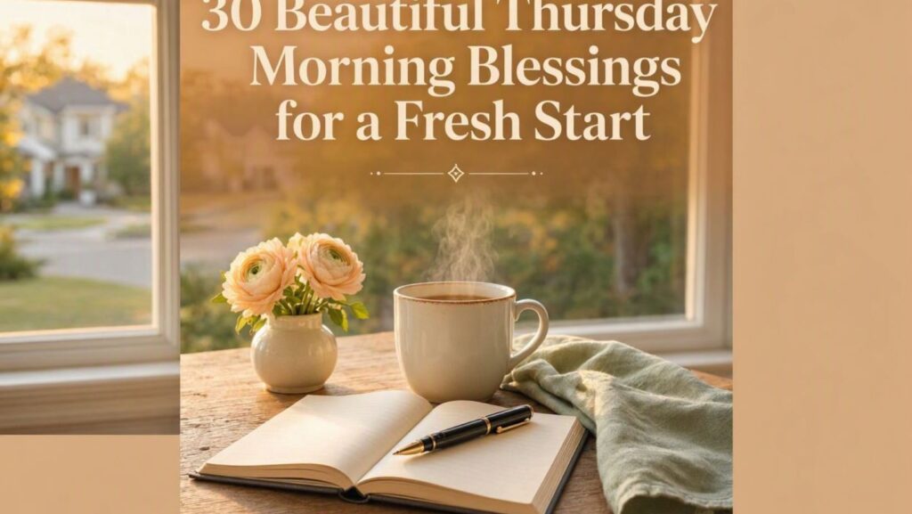 30 Beautiful Thursday Morning Blessings for a Fresh Start
