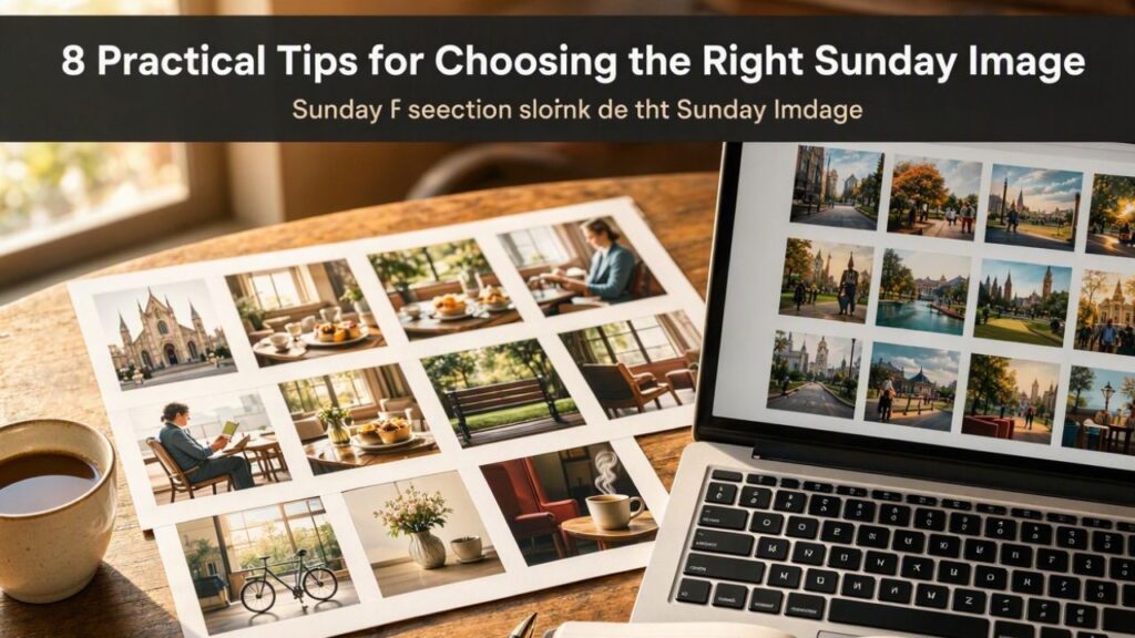 8 Practical Tips for Choosing the Right Sunday Image
