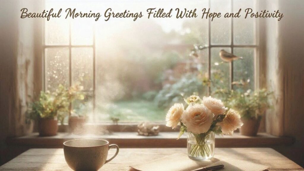 Beautiful Morning Greetings Filled With Hope and Positivity