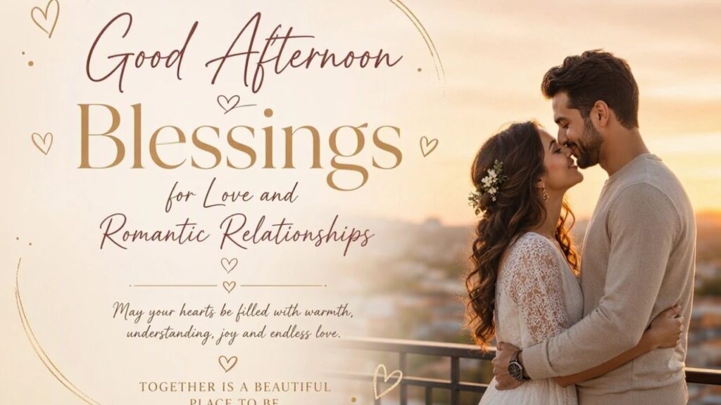 Good Afternoon Blessings for Love and Romantic Relationships