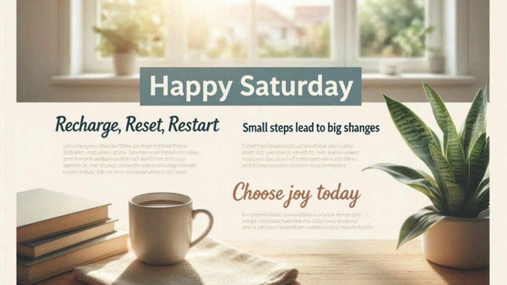Inspirational Saturday Quotes for a Positive Mindset
