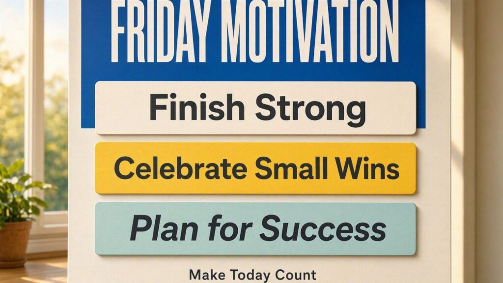 Inspiring Friday Messages for Motivation and Success
