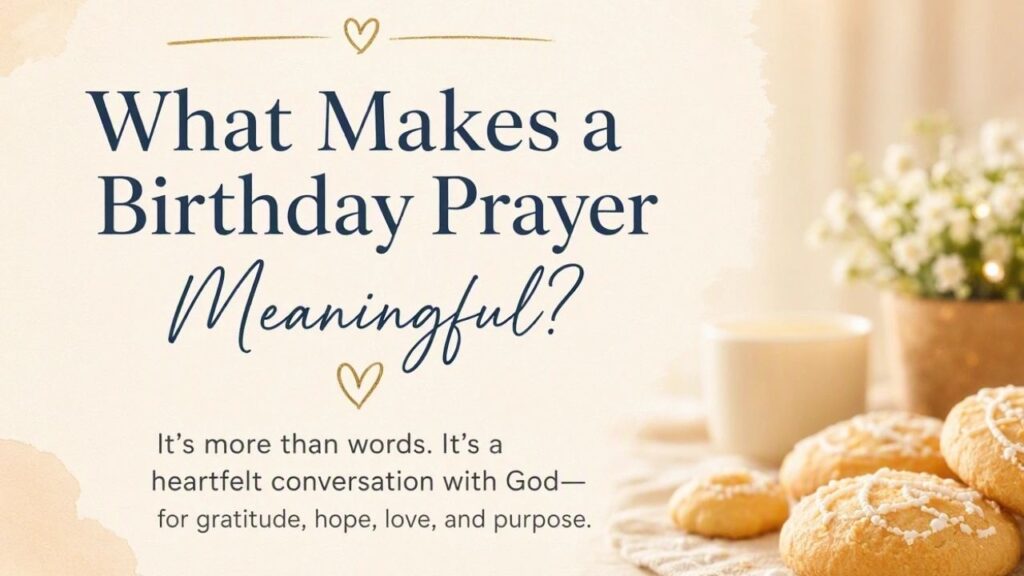 What Makes a Birthday Prayer Meaningful?